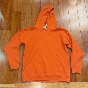 lululemon athletica All Yours Hoodie Bubble Dot Textured Orange Hoodie size 10